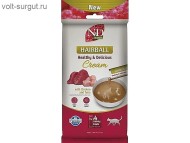 Farmina N&D Quinoa лакомство крем-суп для выведения шерсти из желудка с курицей и тунцом для кошек