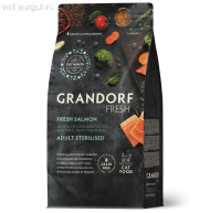Grandorf Fresh Лосось с бататом для взрослых стерилизованных или пожилых кошек