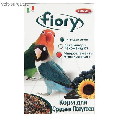 FIORY корм для средних попугаев Parrocchetti African FIORY корм для средних попугаев Parrocchetti African
