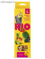 RIO Палочки для средних попугаев с тропическими фруктами RIO Палочки для средних попугаев с тропическими фруктами