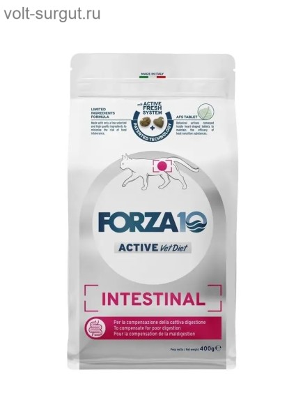 Forza10 Active VETdiet Intestinal для взрослых кошек при заболеваниях желудочно-кишечного тракта