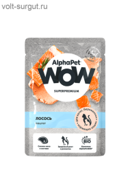 AlphaPet WOW паштет с лососем для котят, беременных и кормящих кошек AlphaPet WOW паштет с лососем для котят, беременных и кормящих кошек
