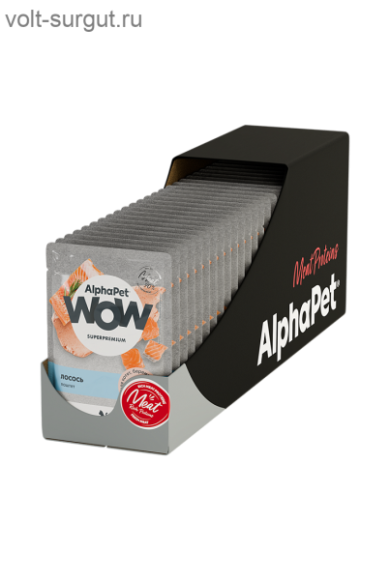 AlphaPet WOW паштет с лососем для котят, беременных и кормящих кошек AlphaPet WOW паштет с лососем для котят, беременных и кормящих кошек