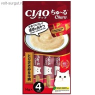 Inaba CIAO Churu Куриное филе и говядина Inaba CIAO Churu Куриное филе и говядина