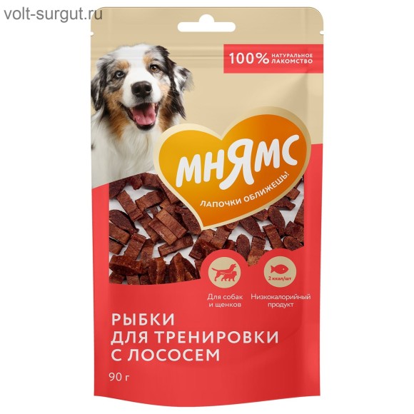 Мнямс Тренировочные лакомства для собак "Рыбки" из лосося