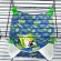 Bambini Pets Гамак подвесной из фетра для грызунов и хорьков "Двухуровневый" 23*23*6 см Bambini Pets Гамак подвесной из фетра для грызунов и хорьков "Двухуровневый" 23*23*6 см