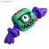 GiGwi 75434 Игрушка д/собак "MONSTER ROPE" Монстр с резиновой веревкой и пищалкой