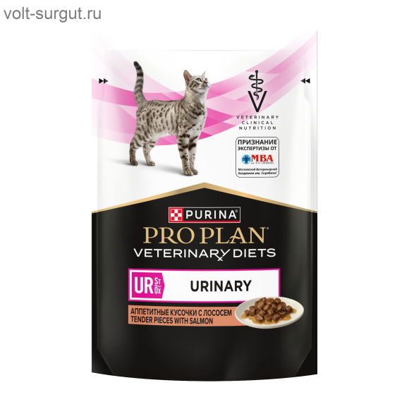 Purina Pro Plan Diets UR Urinary для кошек при мочекаменной болезни с Лососем