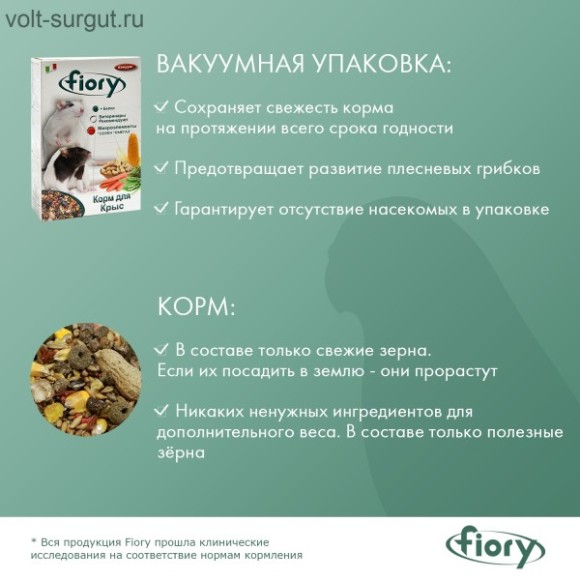 FIORY корм для крыс Ratty FIORY корм для крыс Ratty