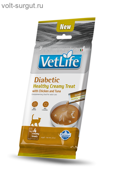 Farmina Vet Life Diabetic лакомство крем-суп при сахарном диабете для кошек Farmina Vet Life Diabetic лакомство крем-суп при сахарном диабете для кошек