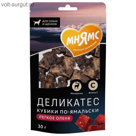 Мнямс Деликатес «Кубики по-ямальски» из легкого северного оленя для собак