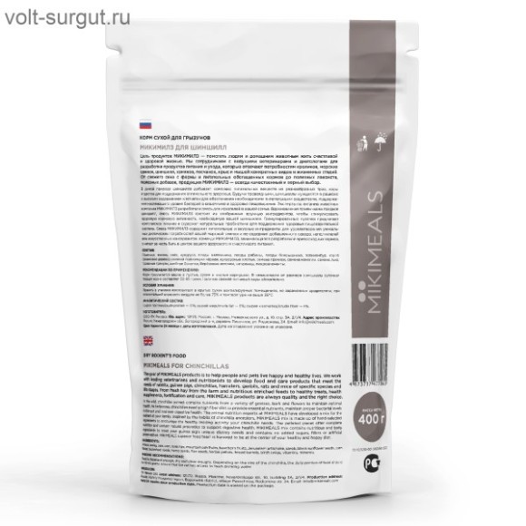 Mikimeals корм для шиншилл