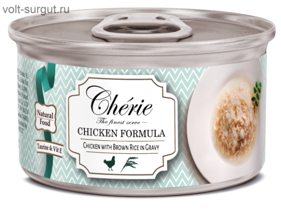 Pettric Cherie Курица с Бурым Рисом в Соусе Pettric Cherie Курица с Бурым Рисом в Соусе