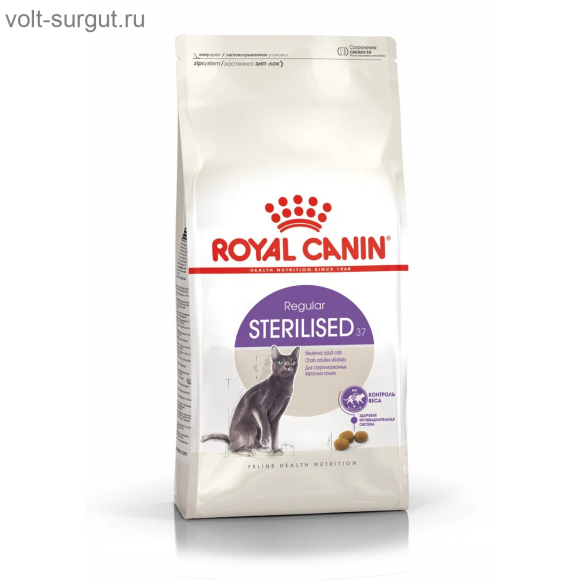 Royal Canin Sterilised для стерилизованных кошек и котов с 1 до 7 лет