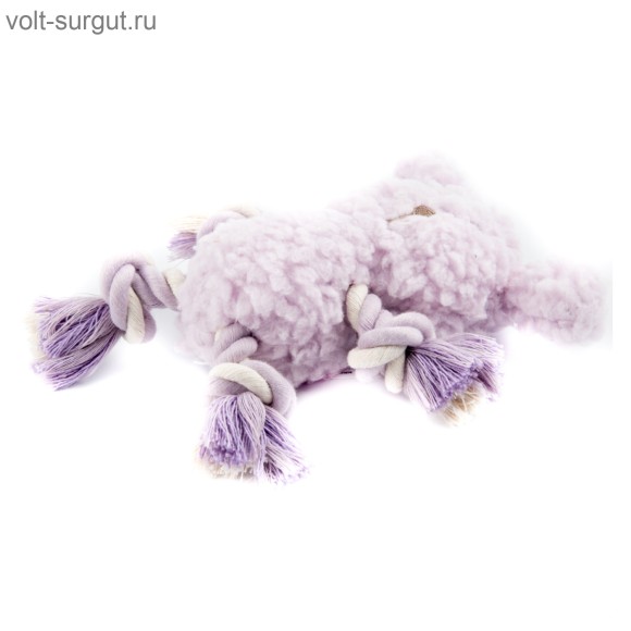 AROMADOG Calm игрушка для собак Собачка с канатами 15 см с пищалкой