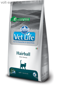 Farmina Vet Life Hairball для выведения комочков шерсти из кишечника Farmina Vet Life Hairball для выведения комочков шерсти из кишечника