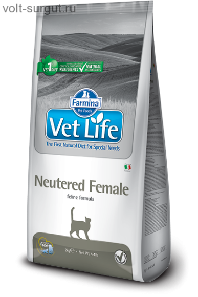 Farmina Vet Life Neutered Female для взрослых стерилизованных кошек Farmina Vet Life Neutered Female для взрослых стерилизованных кошек