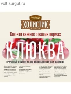 Деревенские лакомства Холистик Премьер для стерилизованных кошек, говядина Деревенские лакомства Холистик Премьер для стерилизованных кошек, говядина