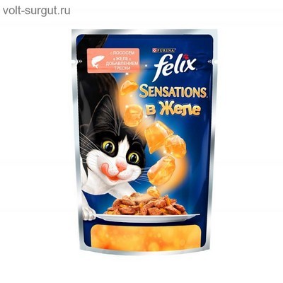 Felix Sensations лосось и треска в желе