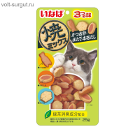 Inaba Yaki Miksu Куриное филе со вкусом кацуобуси, морского гребешка и наваристого бульона Inaba Yaki Miksu Куриное филе со вкусом кацуобуси, морского гребешка и наваристого бульона