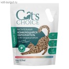 Cat's choice Растительный комкующийся наполнитель с pH-индикатором Cat's choice Растительный комкующийся наполнитель с pH-индикатором