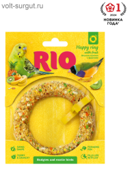 RIO Веселое колечко. Лакомство-игрушка для волнистых попугайчиков и экзотов RIO Веселое колечко. Лакомство-игрушка для волнистых попугайчиков и экзотов