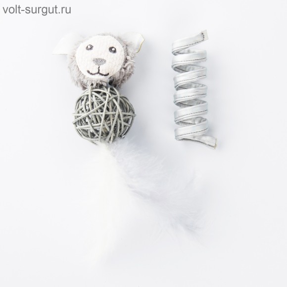 Petpark Игрушка для кошек Космический пёс и пружинка с кошачьей мятой