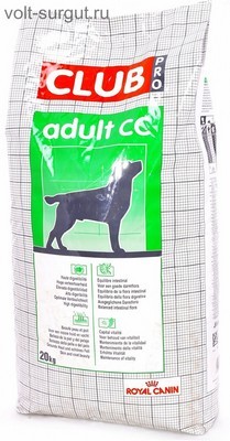 Royal Canin СС Club для собак с умеренной активностью