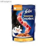 Felix Sensations Супервкус со вкусом индейки и ягод, в желе Felix Sensations Супервкус со вкусом индейки и ягод, в желе