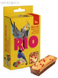 RIO Бисквиты для всех видов птиц с лесными ягодами RIO Бисквиты для всех видов птиц с лесными ягодами
